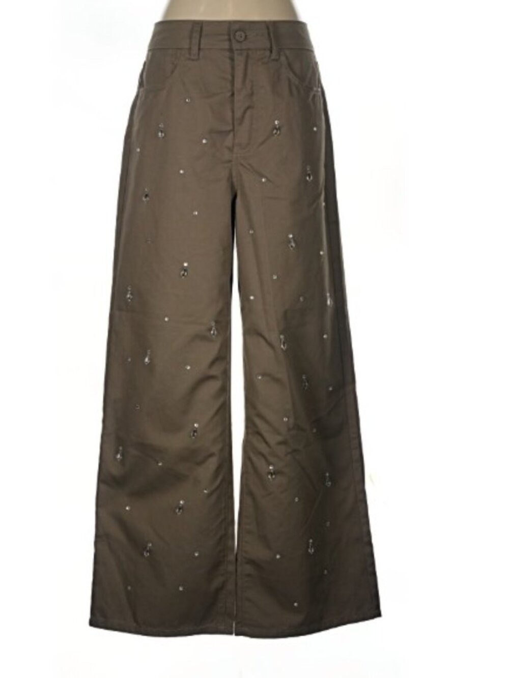 Future Collective Jeweled Wide Leg Pants